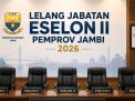 Pansel Umumkan Hasil Seleksi Pejabat Eselon II Pemprov Jambi: Ini Daftar Nama Tiga Besar