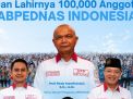 ABPEDNAS Cetak Sejarah: Raih 100 Ribu Anggota Bertepatan Hari Lahir Pancasila 2026