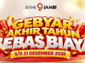 Bank Jambi Bebaskan Biaya Kredit Lewat Program Gebyar Akhir Tahun 2026: Cek Ketentuannya