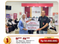 Berhasil Bawa Pulang Hadiah: Tiga Nasabah Bank Jambi Menang Undian Simpeda Nasional 2026