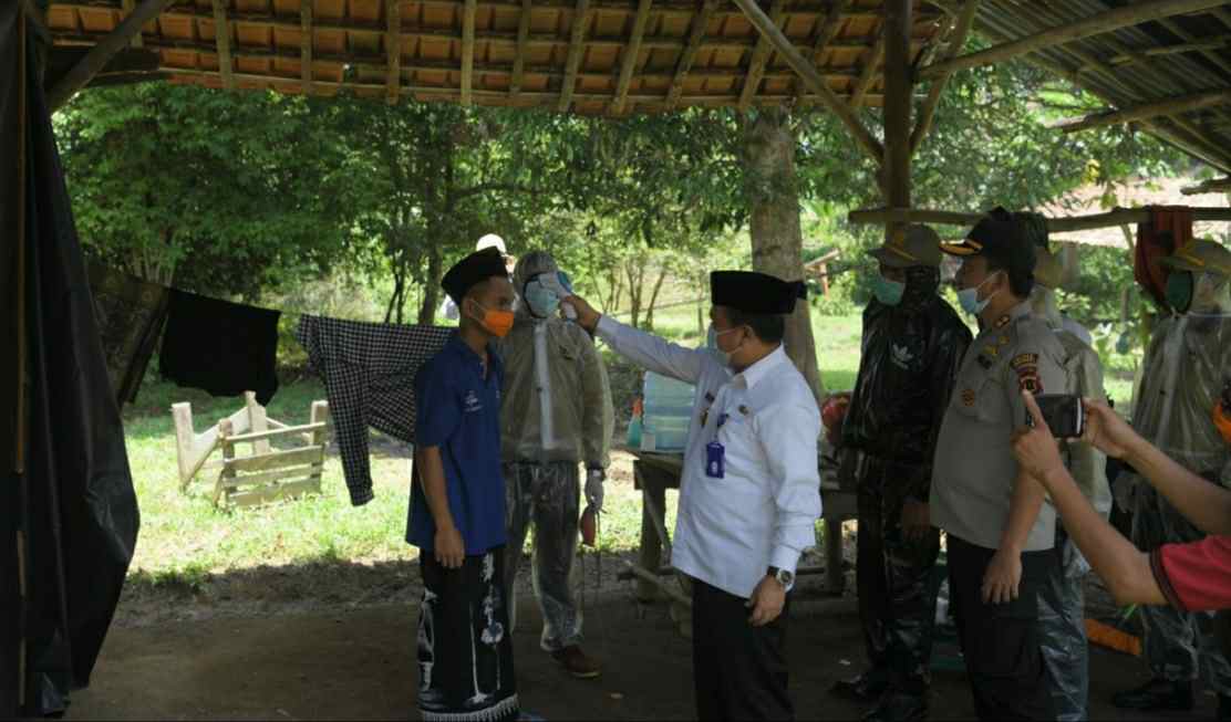 Al Haris sat meninjau Posko Pantau Perbatasan