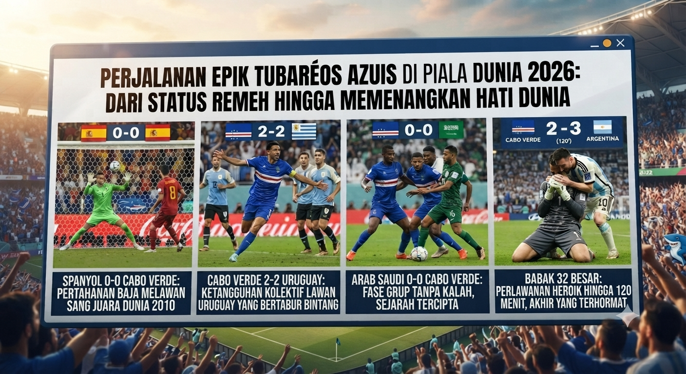 Pejalanan epik Tanjung Verde di Piala Dunia 2026