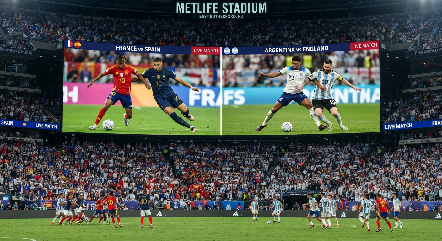 Ilustrasi Semifinal Piala Dunia 2026