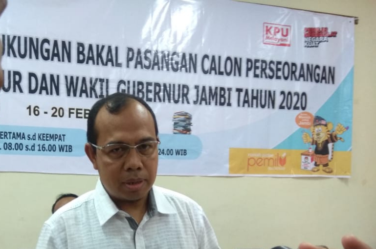 Komisioner KPU Provinsi Jambi, Sanusi 