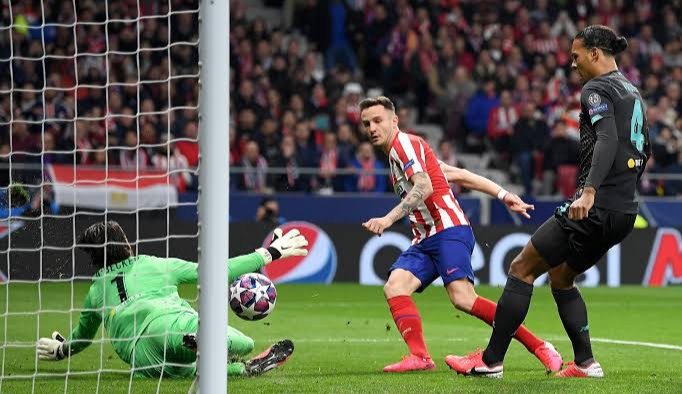 Gol Atletico Madrid, yang diciptakan oleh Saul Niguez 