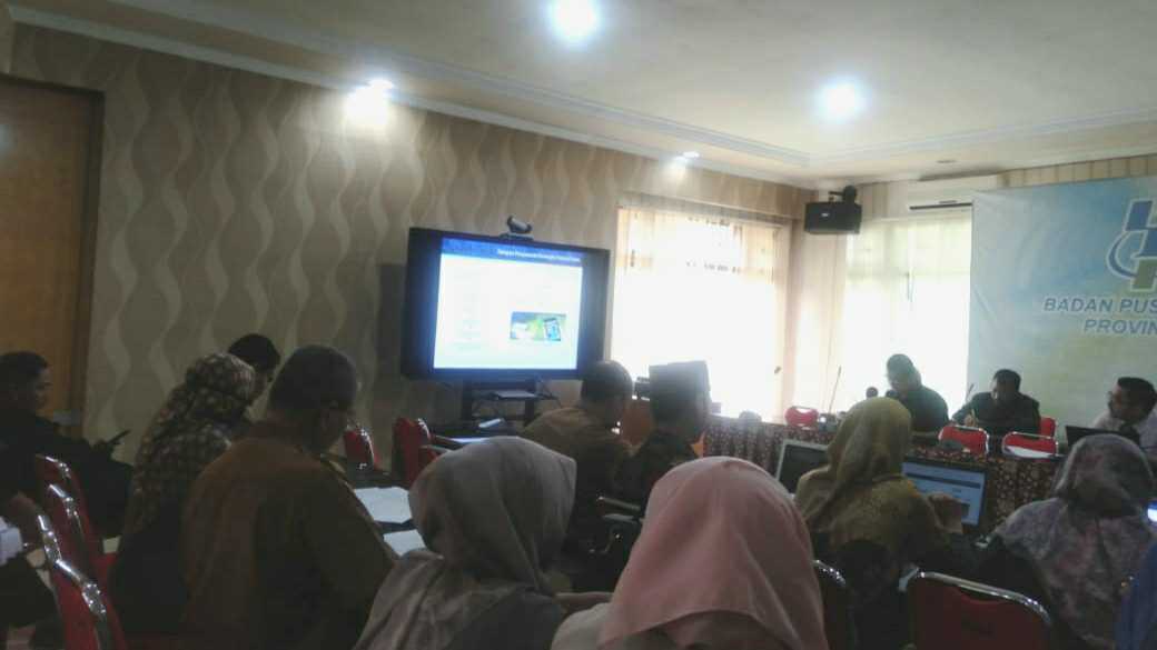 Suasana saat pers rilis di Kantor BPS Provinsi Jambi