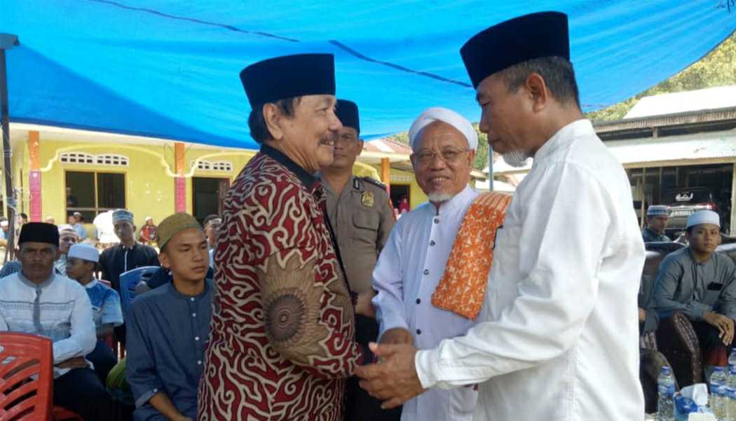 Anggota DPR RI Dapil Jambi, Zulfikar Ahmad saat sambut Wabup Mashuri