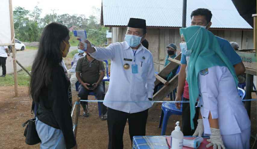 Bupati Al Haris saat pengecekan Posko Masurai beberapa waktu lalu 