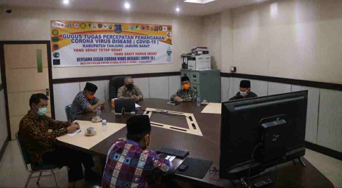 Bupati Safrial saat Halal Bihalal