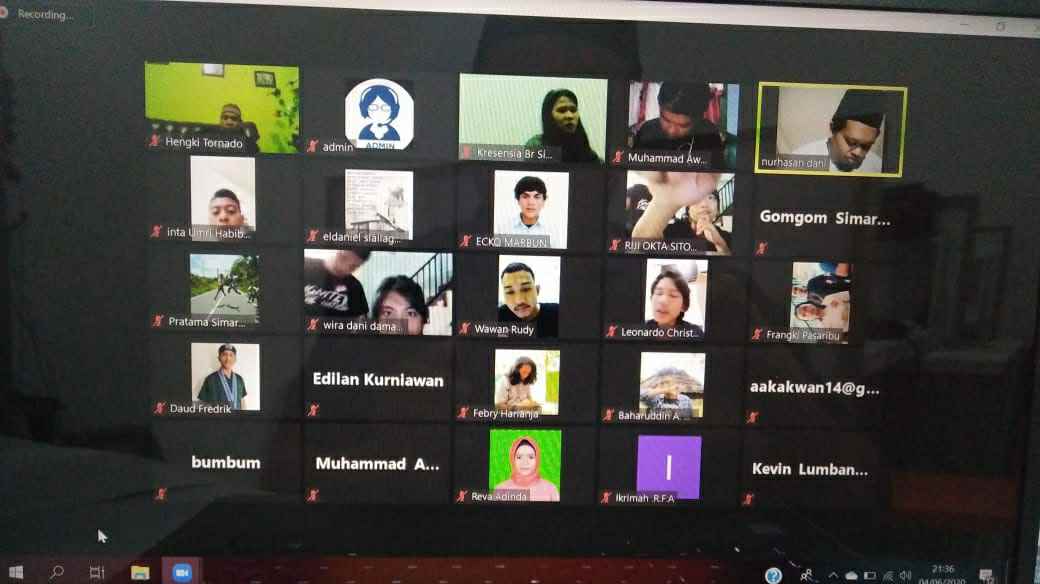OKP Cipayung saat gelar diskusi dari mengenai Covid-19 Provinsi Jambi