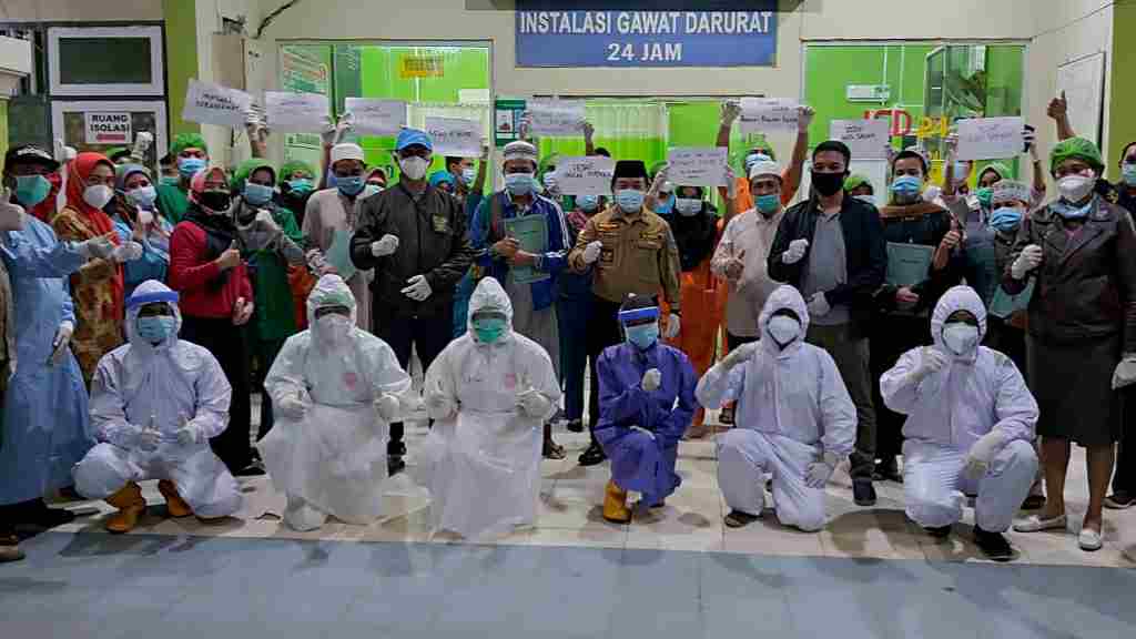 Al Haris, Tim Gugus Covid-19 dan Tim Medis Kabupaten Merangin