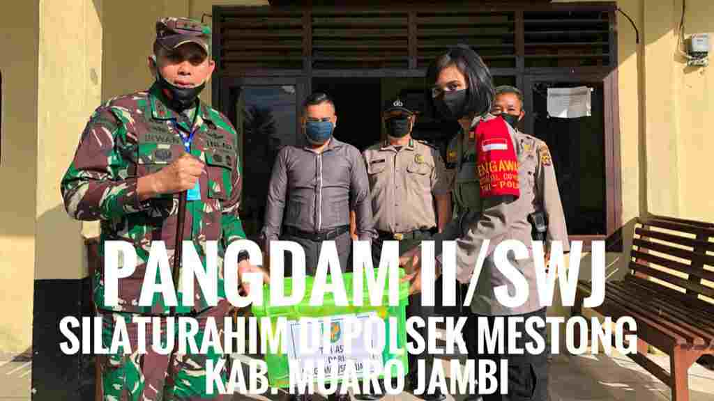 Pangdam II/Sriwijaya saat kunjungi Mapolsek Mestong