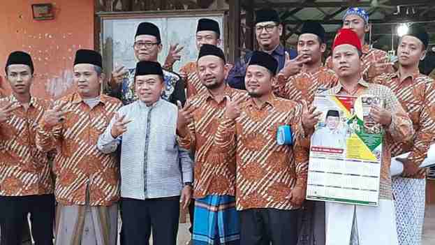 Al Haris saat bersilaturahmi di Ponpes Raudatul Mujawwidin