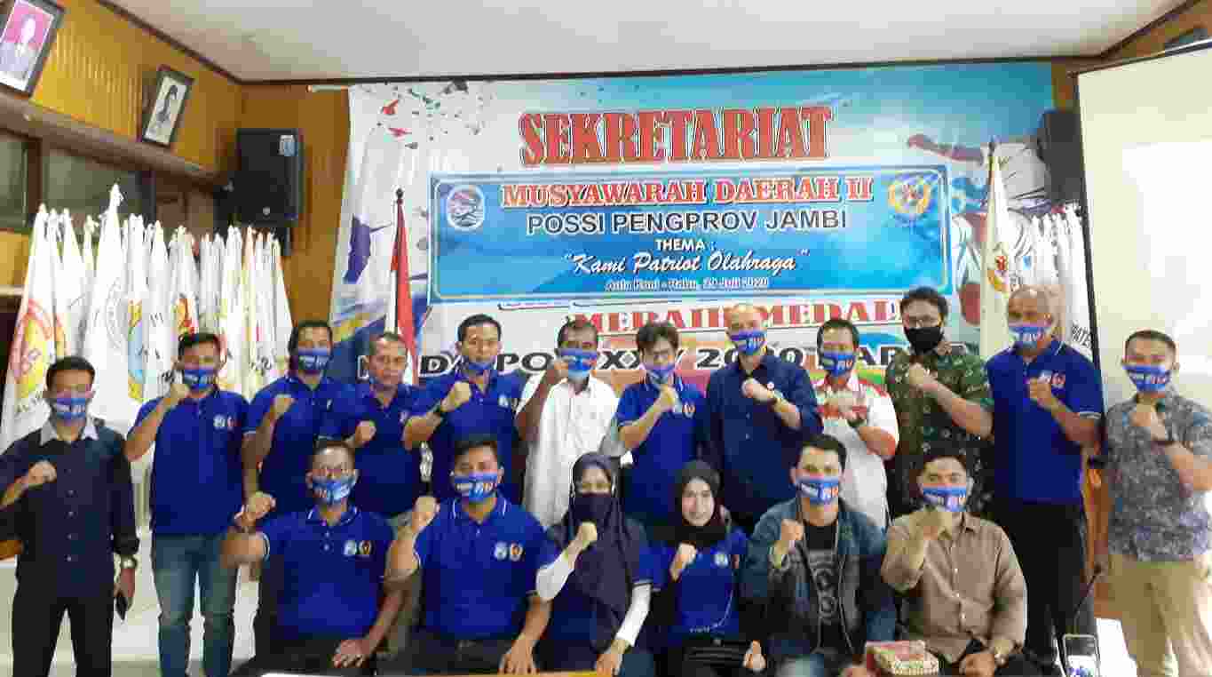 Pengurus KONI Jambi dan Pengurus Pengprov dan Pengcab POSSI Jambi