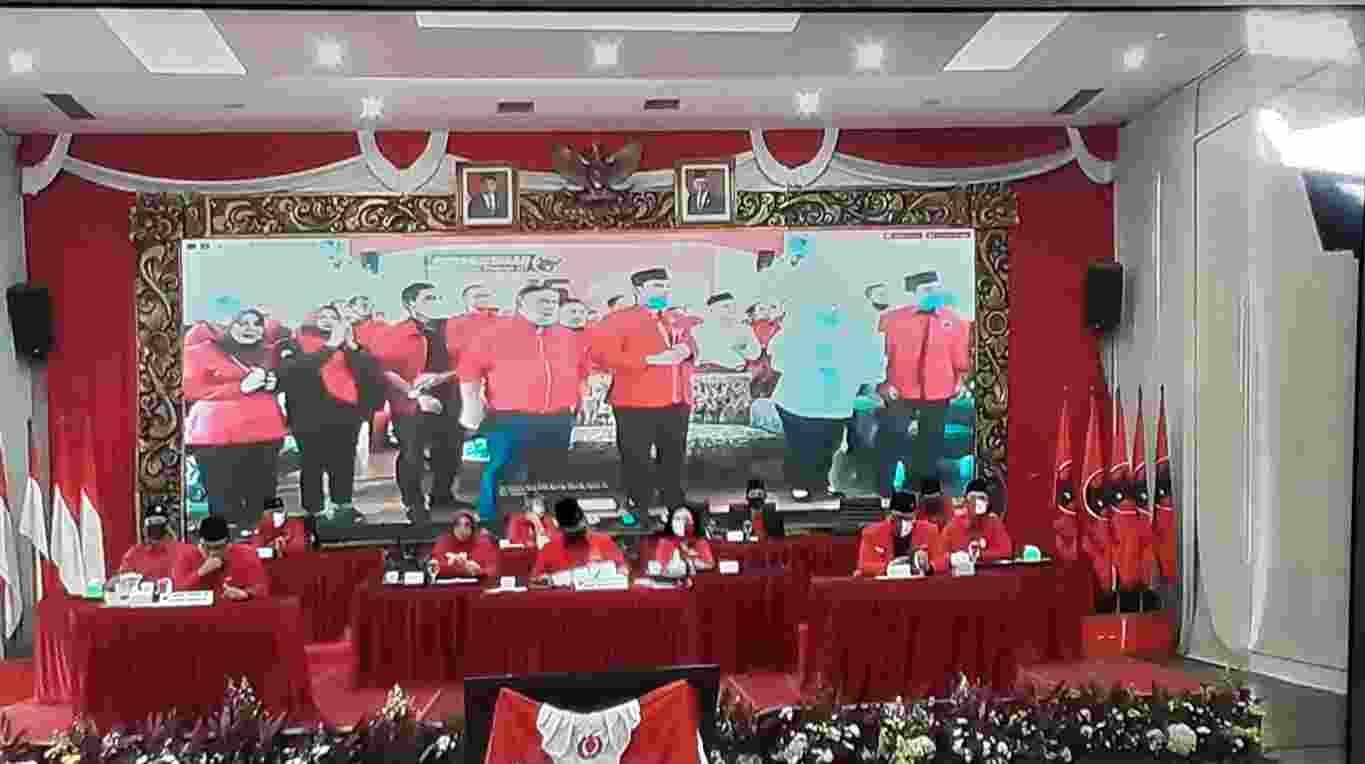 Pengumuman rekomendasi dukungan PDI Perjuangan tahap III