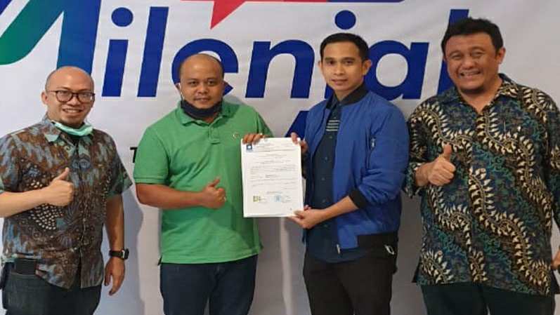Robby saat terima B1 KWK dukungan PAN