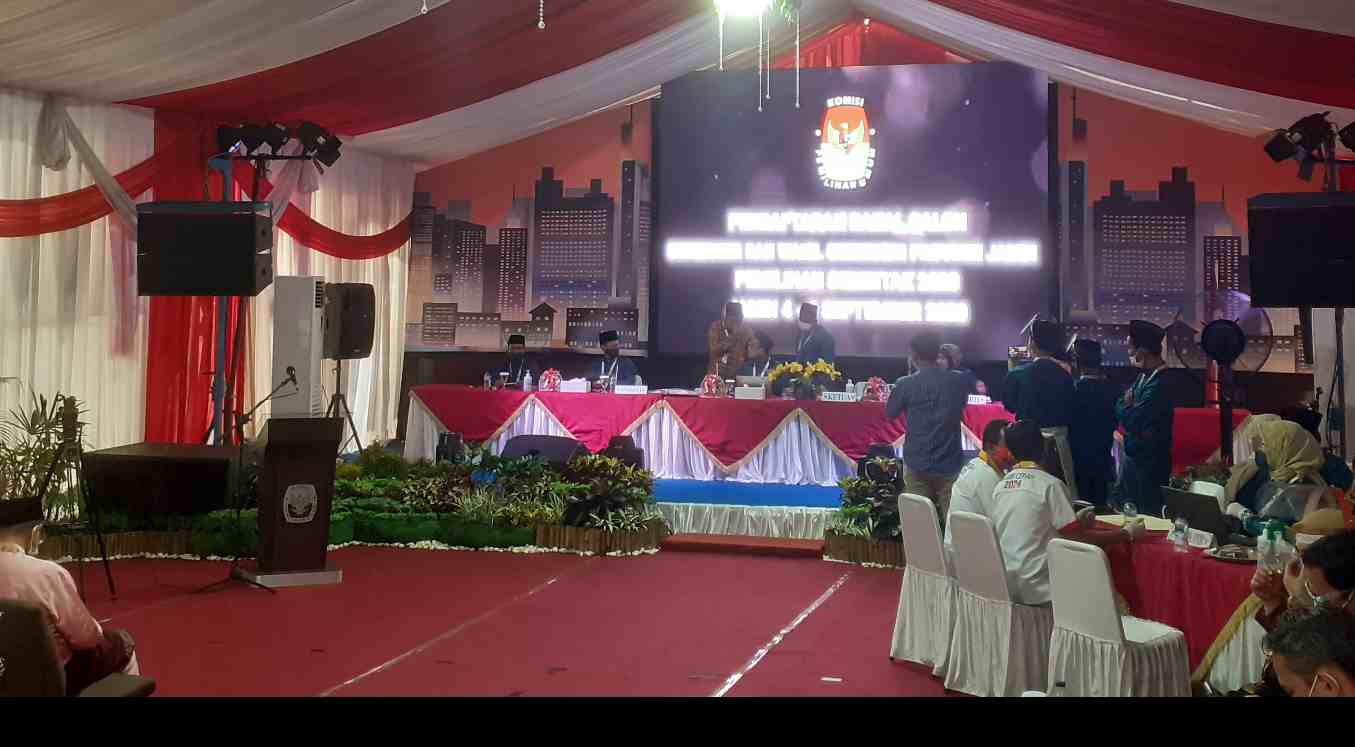 KPU Provinsi Jambi saat terima pendaftaran CE-Ratu 