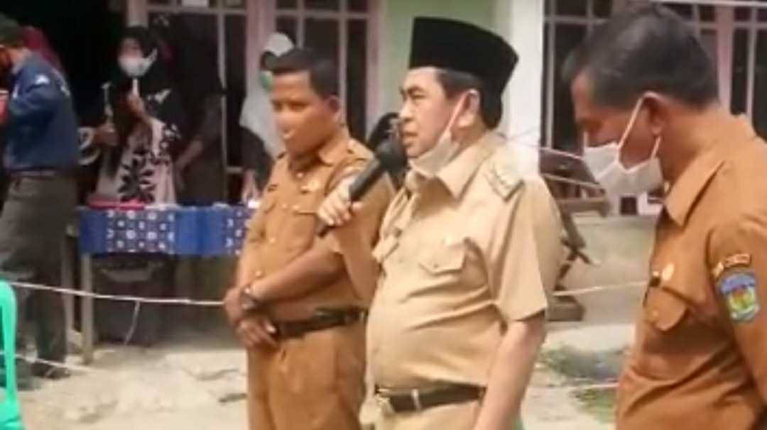 Tangkapan layar video pesan politik AJB