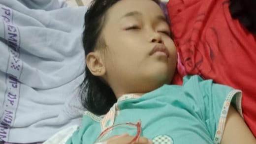Anisa anak penderita leukimia