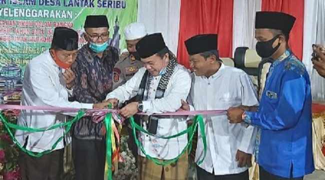 Al Haris saat peresmian Gedung Serbaguna Lantak Seribu