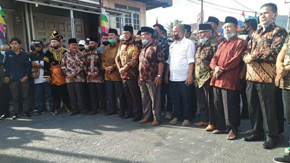 Sayfril Nursal saat tiba di kampung halaman