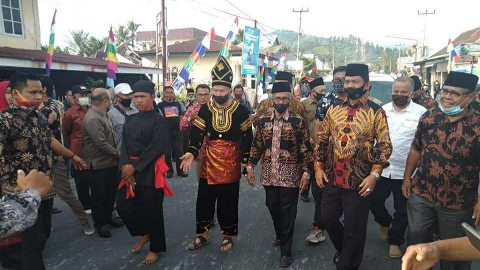 Syafril Nursal saat pulang kampung ke Sungai Penuh
