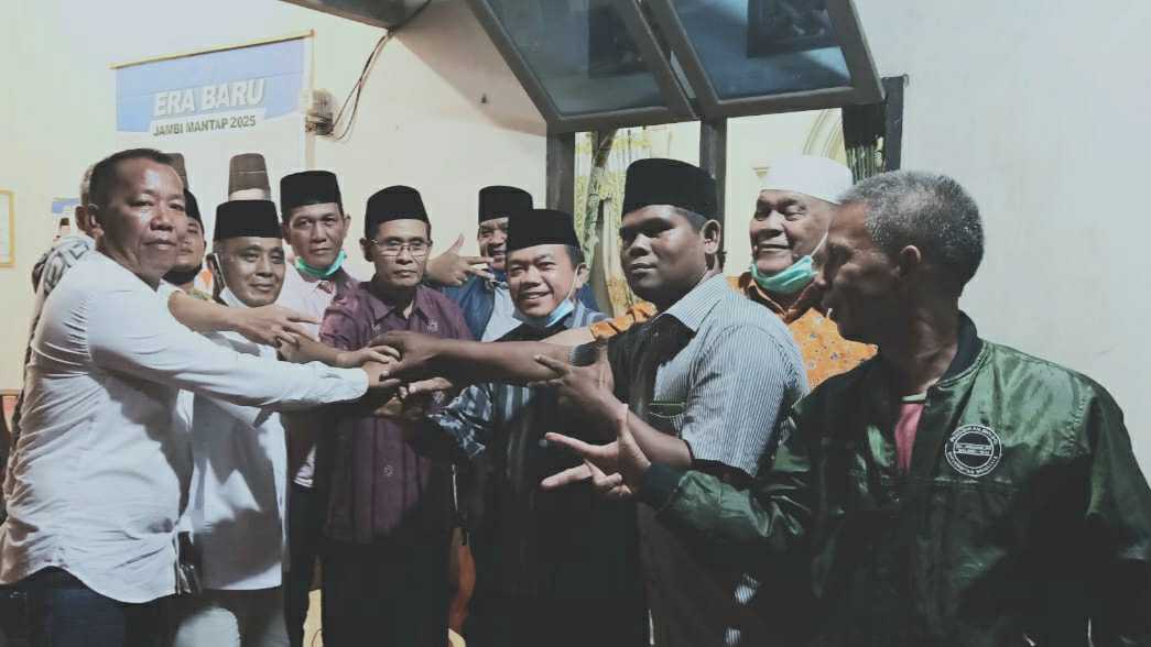 Simptisan Fasha Sarolangun saat nyatakan dukungan ke Al Haris