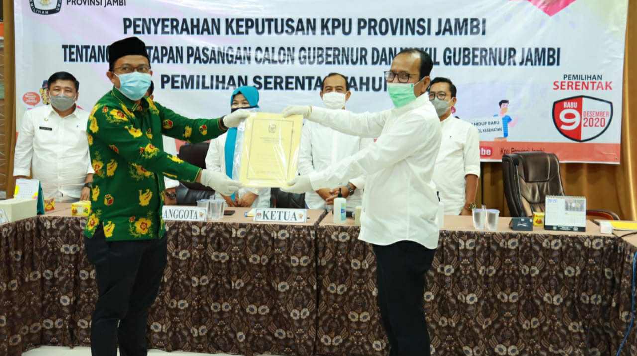 Penetapan Paslon peserta Pilgub Jambi