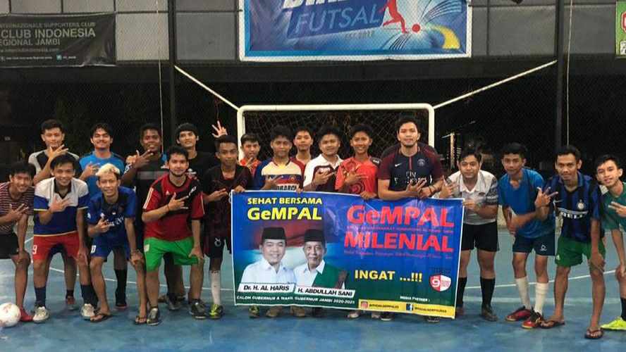 Fun Futsal GeMPAL bersama milenial Kota Jambi 