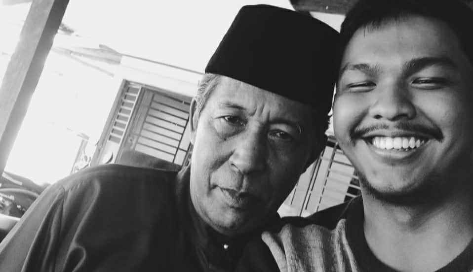 Zaky Arita saat bersama Pak Dul di tahun 2019