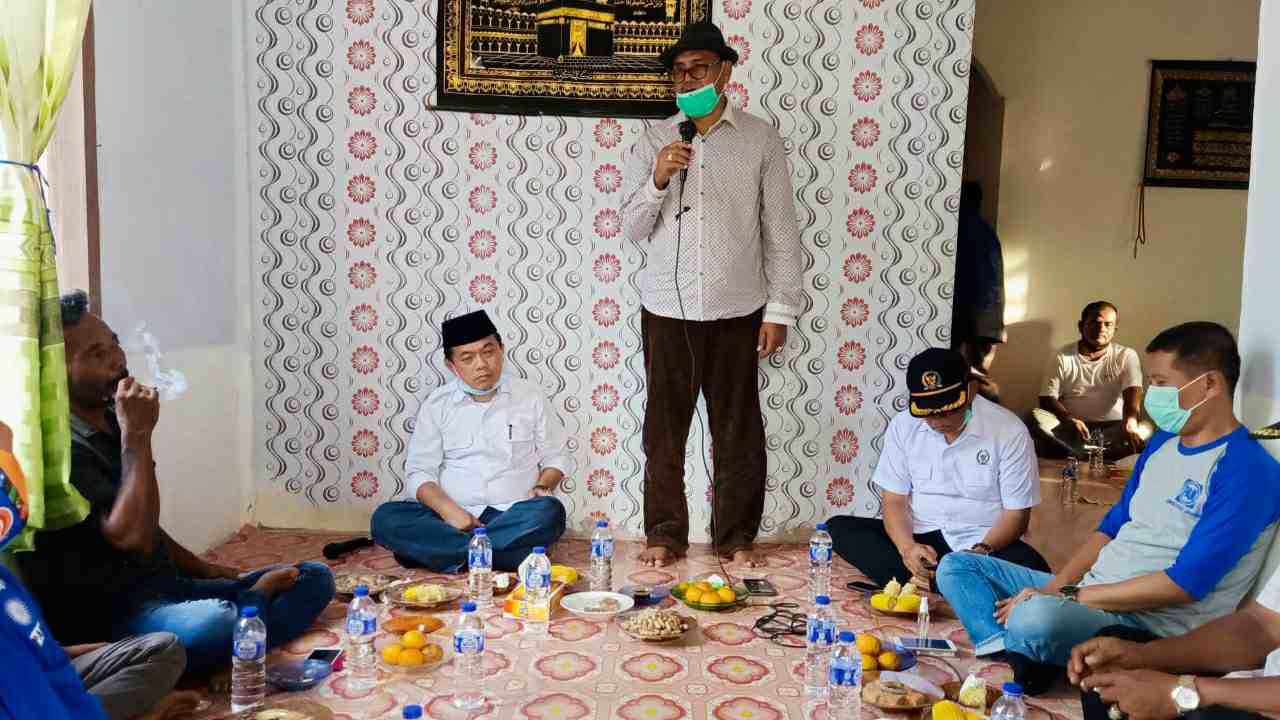 Abdullah Hich saat dampingi Al Haris safari politik di Tanjab Timur