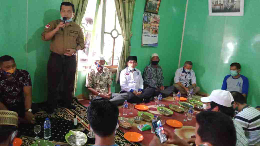 Al Haris saat lawatan politik di Lambur, Sabak Timur