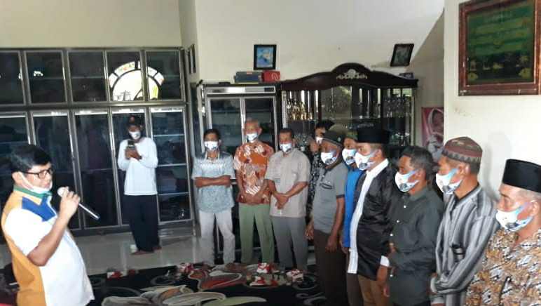 Syafril Nursal saat kukuhkan Tim Pemenangan Mersam