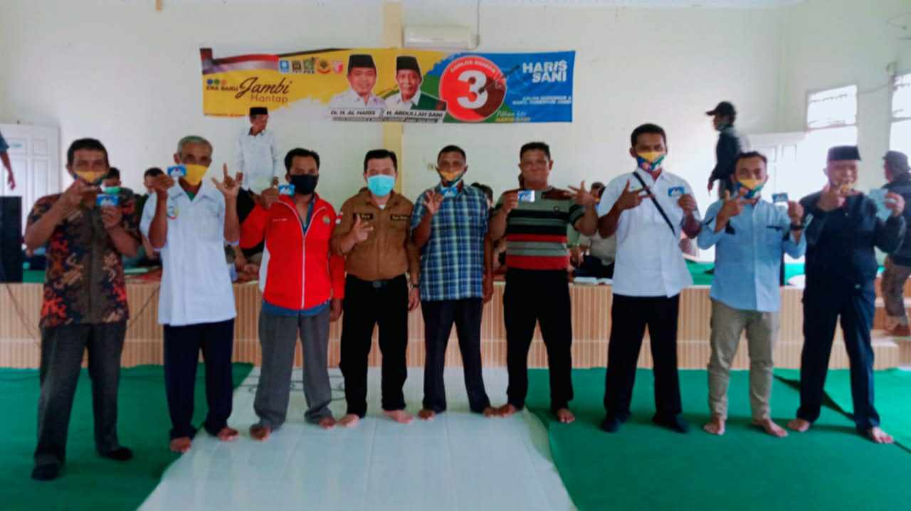 Al Haris saat silaturahmi dengan masyarakat Sungai Bahar