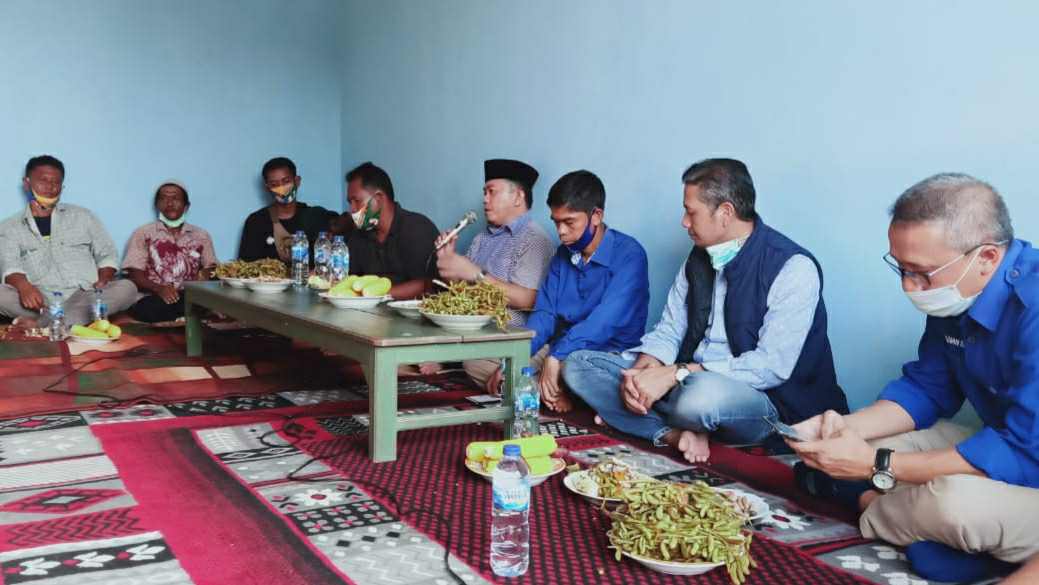 Al Haris saat silaturahmi dengan warga Senyerang