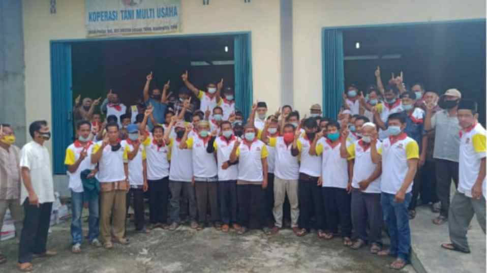 CE bersama Timses dan relawan di Tebo