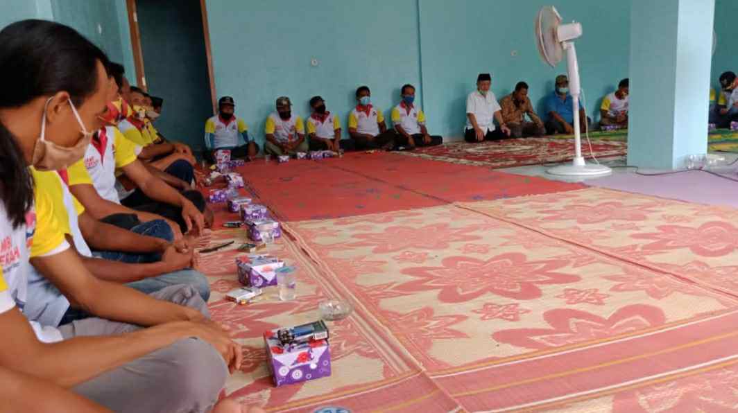 Cek Endra saat pertemuan di Desa Sungai Jernih