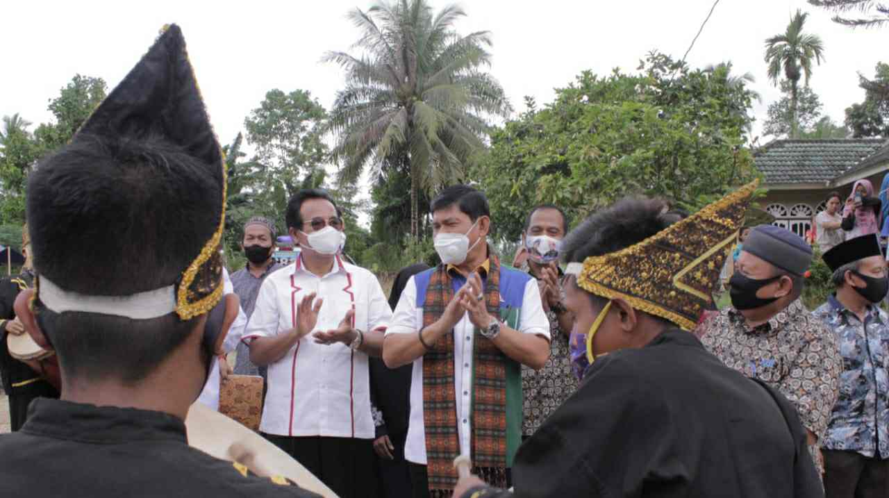 Syafril Nursal saat sambangi warga Margo Tabir