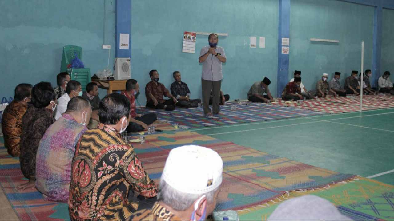 M Rahman saat nyatakan dukugan ke Fachrori-Syafril