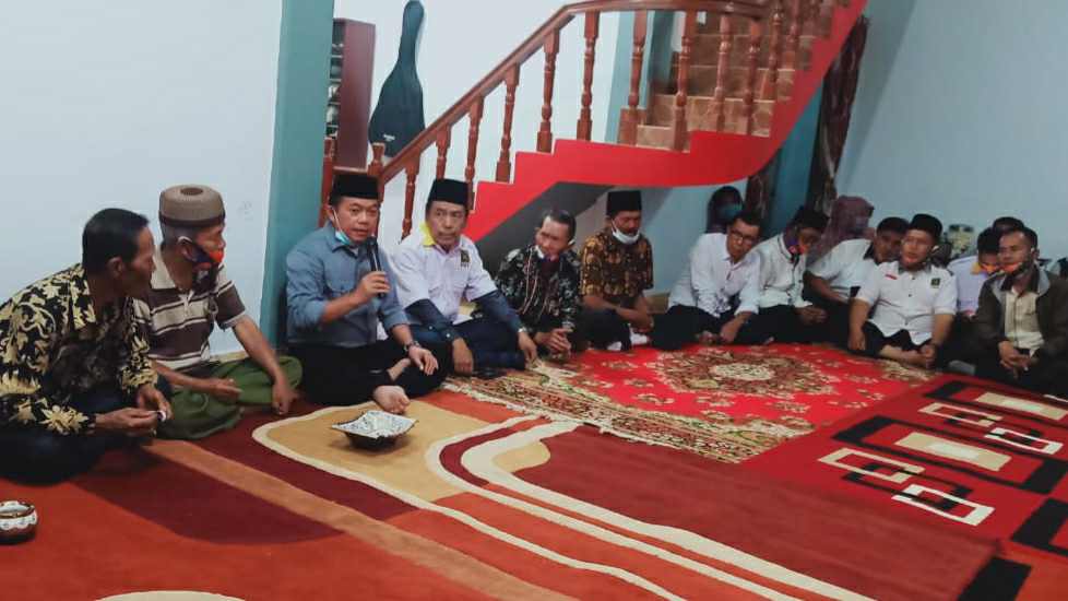 Gazdinul Gazam saat nyatakan dukungan ke Al Haris