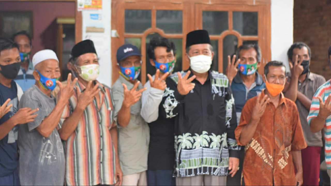 Abdullah Sani saat silaturahmi dengan warga Kumpeh Ulu