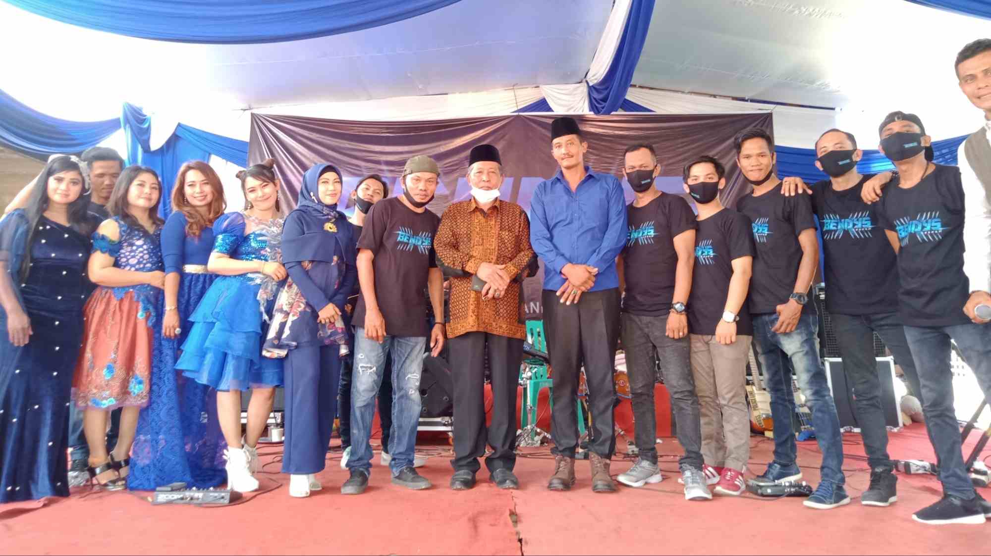 Abdullah Sani saat hadiri launching Bendys Reborn