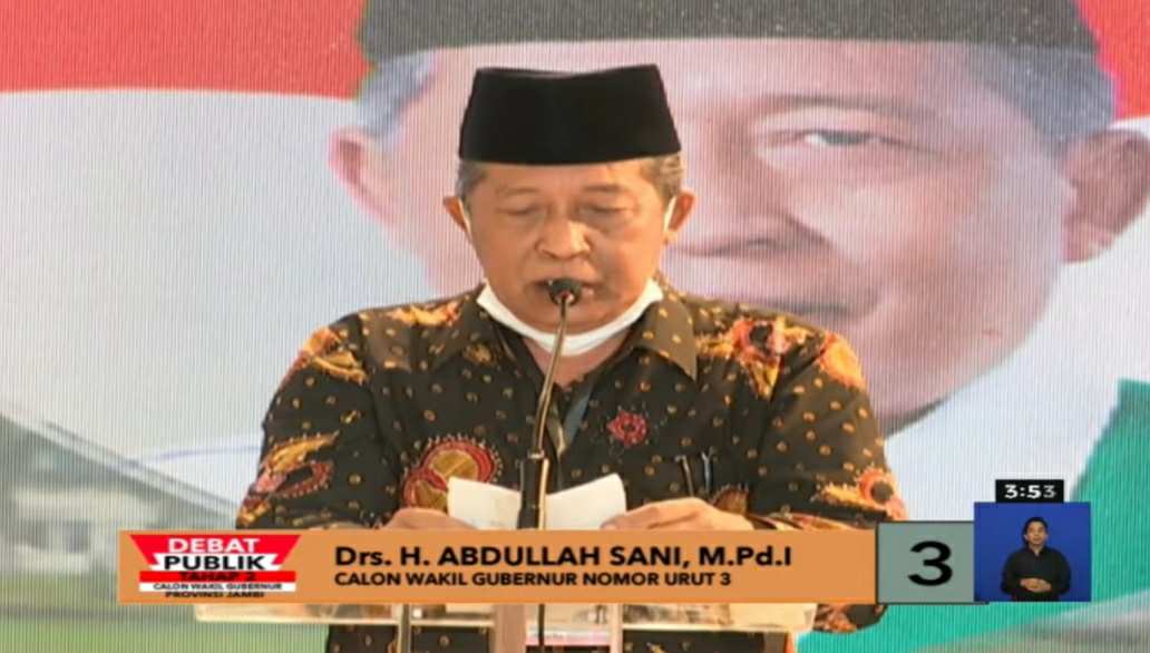 Cawagub Jambi, Abdullah Sani