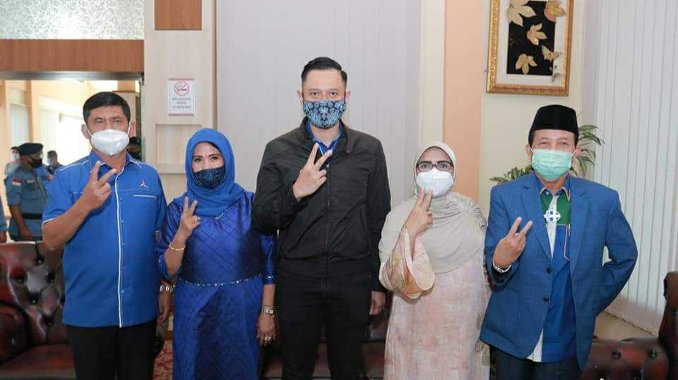 AHY bersama Fachrori Umar-Syafril Nursal 