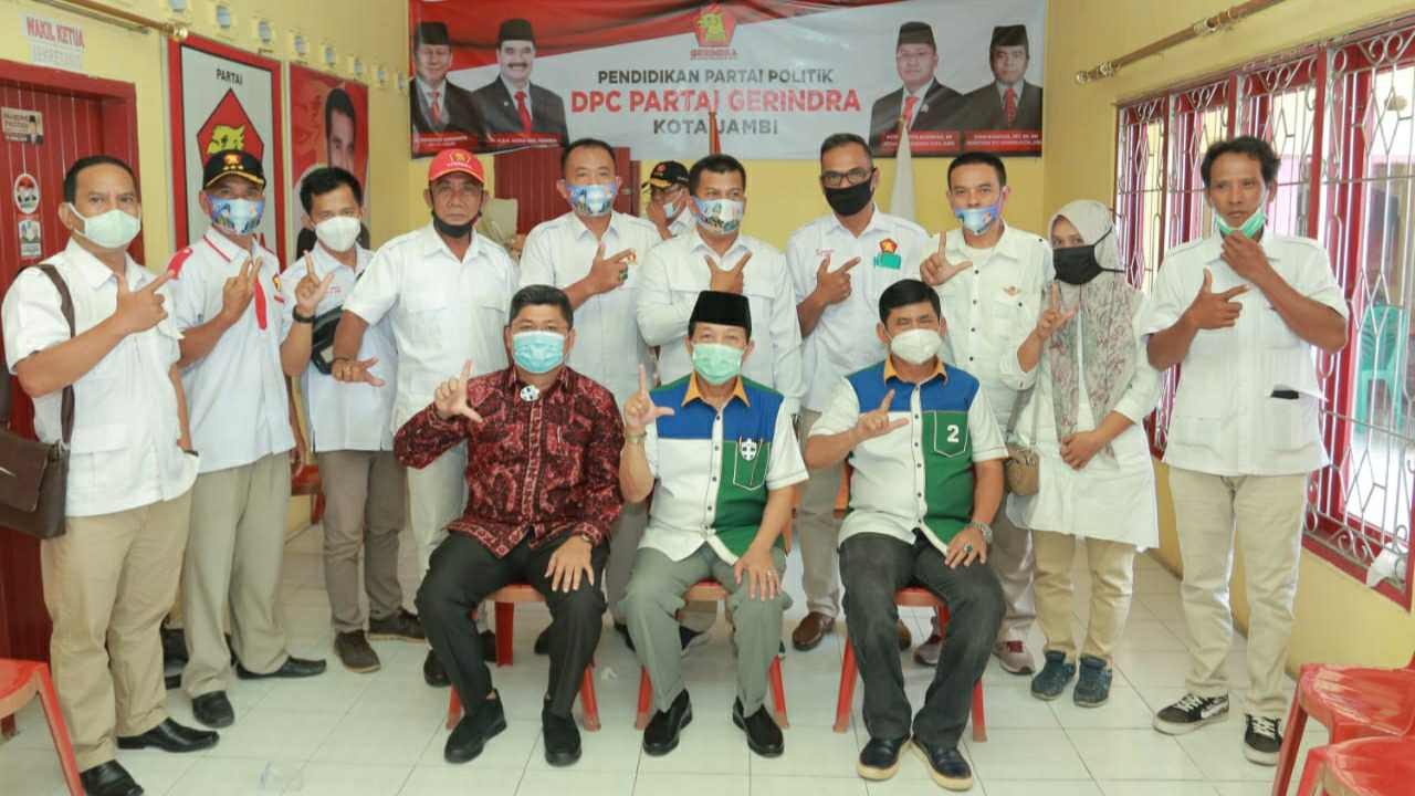 Fachrori-Syafril dan DPC Gerindra Kota Jambi