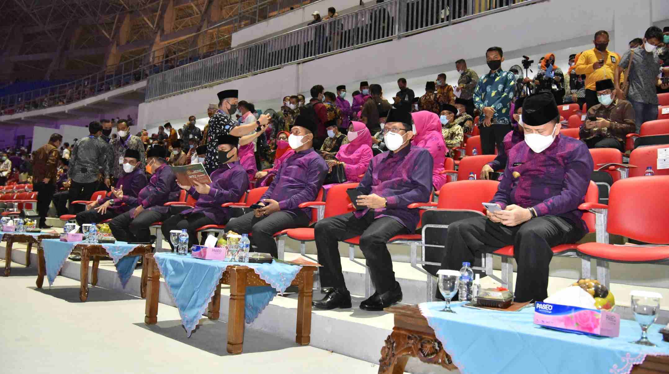 Ardy Daud saat hadiri Pembukaan MTQ Tingkat Nasional XXVIII (ke-28) Tahun 2020