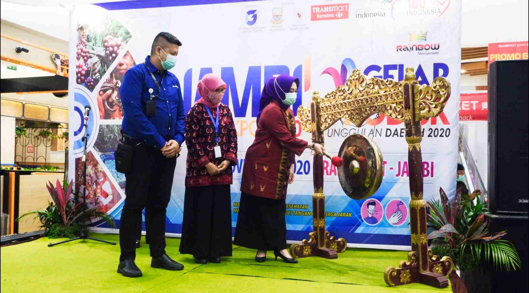 Suci Ardy Daud saat membuka Jambi Expo 2020
