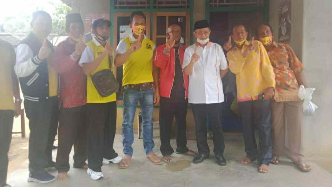 Cek Endra saat silaturahmi di Desa Karya Harapan Baru, Kecamatan Pelepat Ilir, Kabupaten Bungo