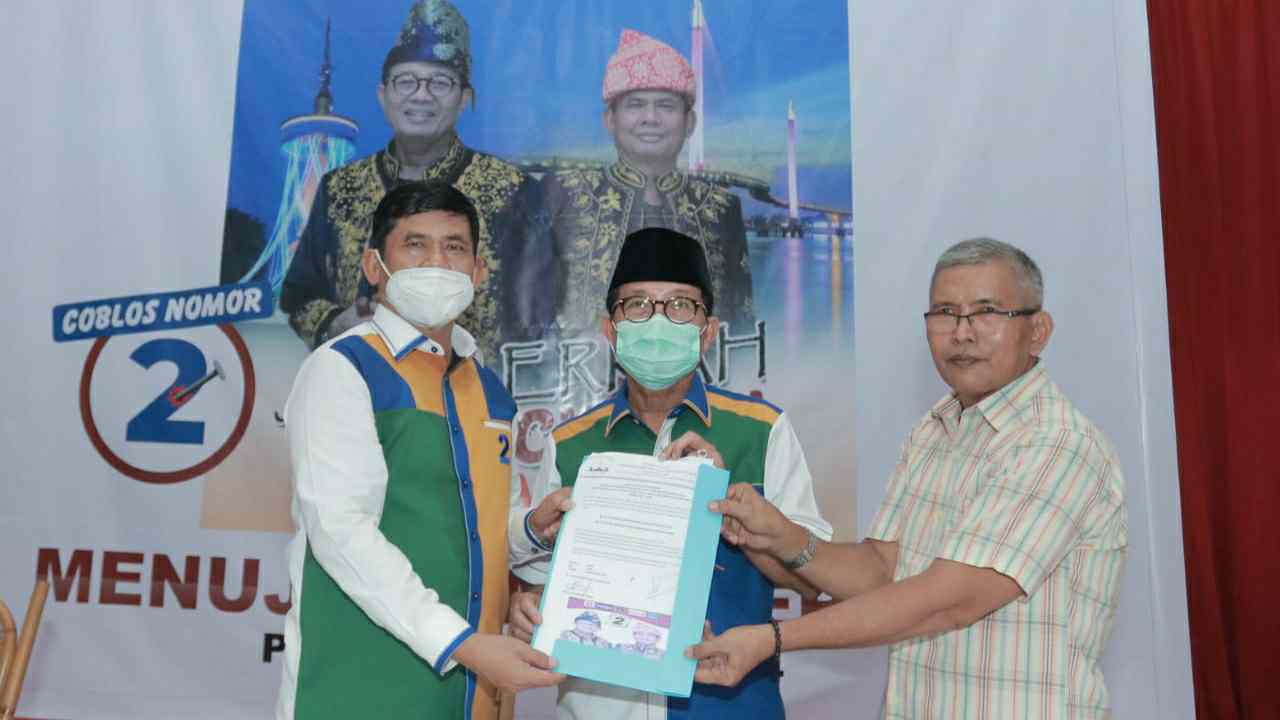 PPTSB Kerabat Marga Sinaga saat nyatakan dukungan ke Fachrori-Syafril 