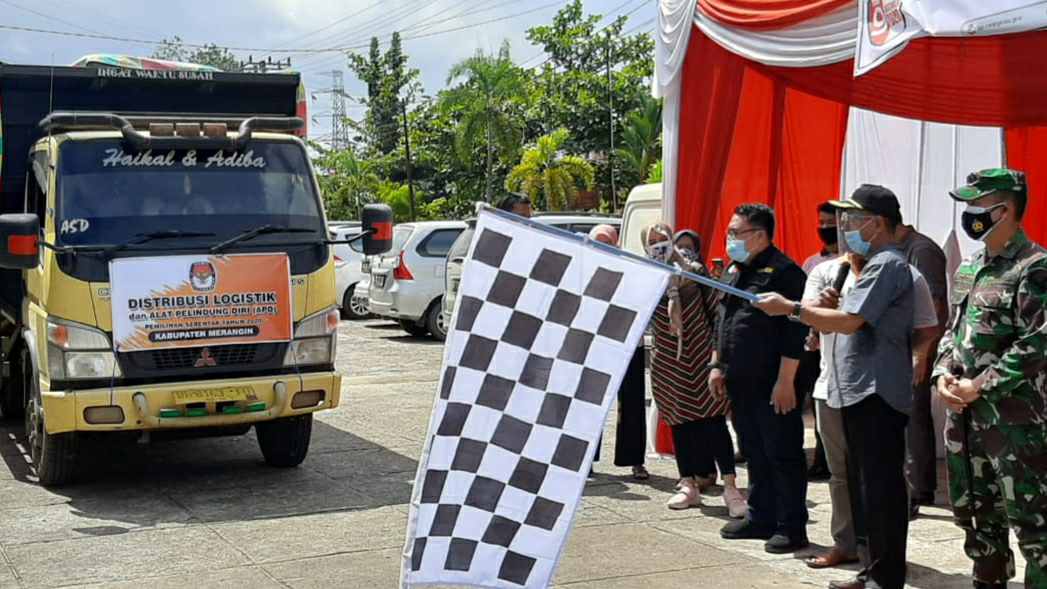 Pendistribusian logistik Pilkada di Kabupatan Merangin 